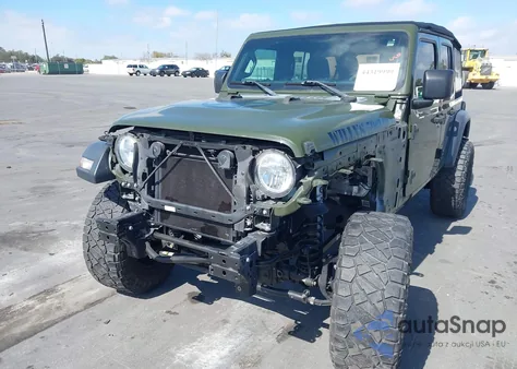 2021 Jeep Wrangler Unlimited Sport S 4X4 from USA, damaged, VIN 1C4HJXDN3MW596142